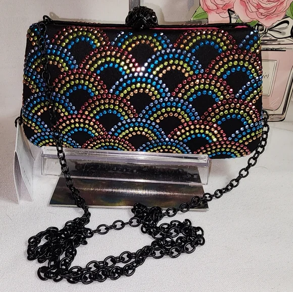 Kurt Geiger London Crystal Eagle Clutch - Picture 6 of 8